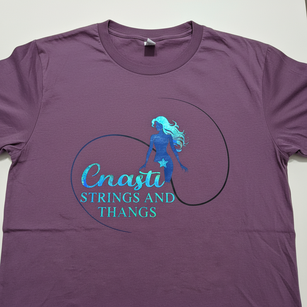 The Signature Vibe Tee - Purple front