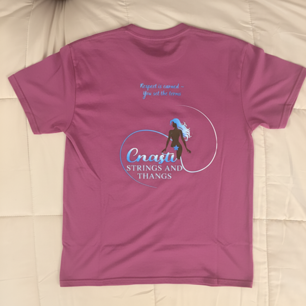 Cnasti Brand Tee - Pink Back