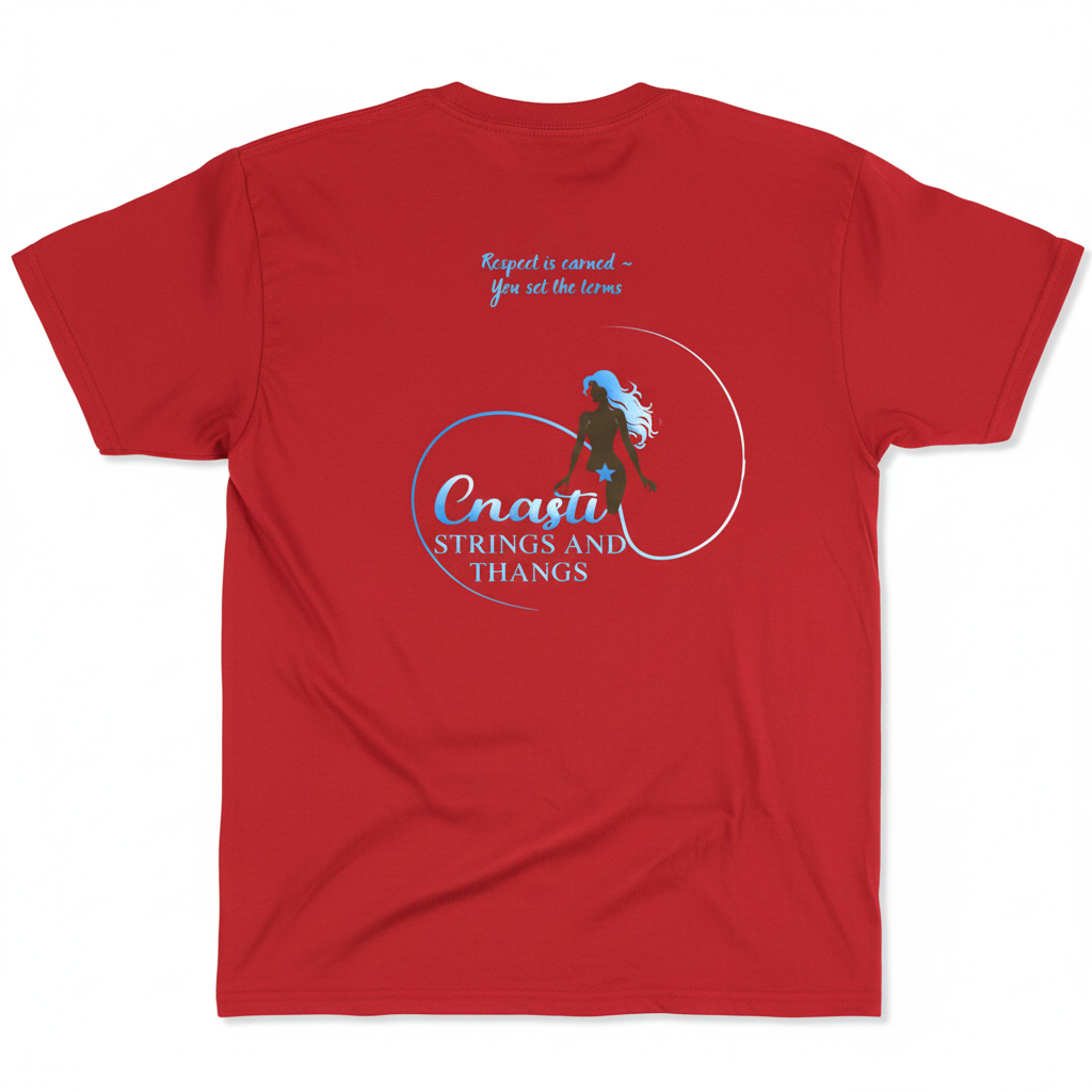 Cnasti Brand Tee - Red Back