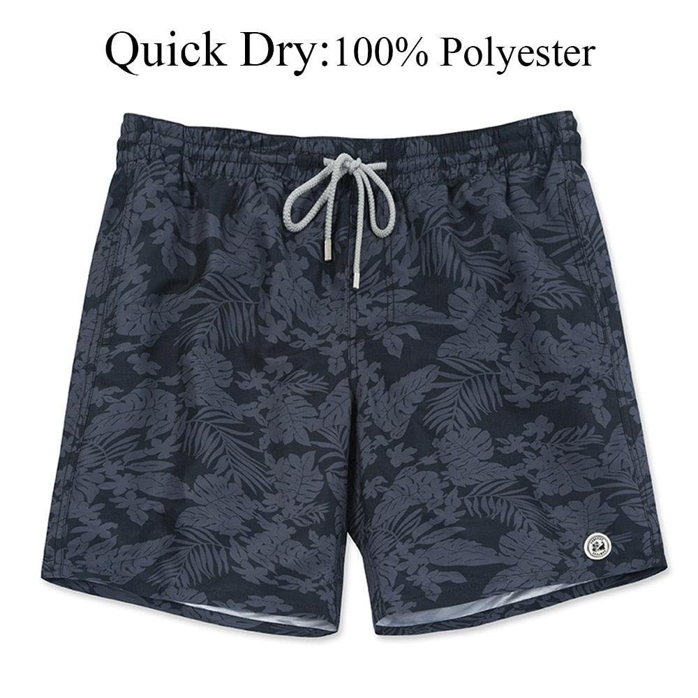Men's Drawstring Beach Board Shorts – Quick-Dry Swimwear