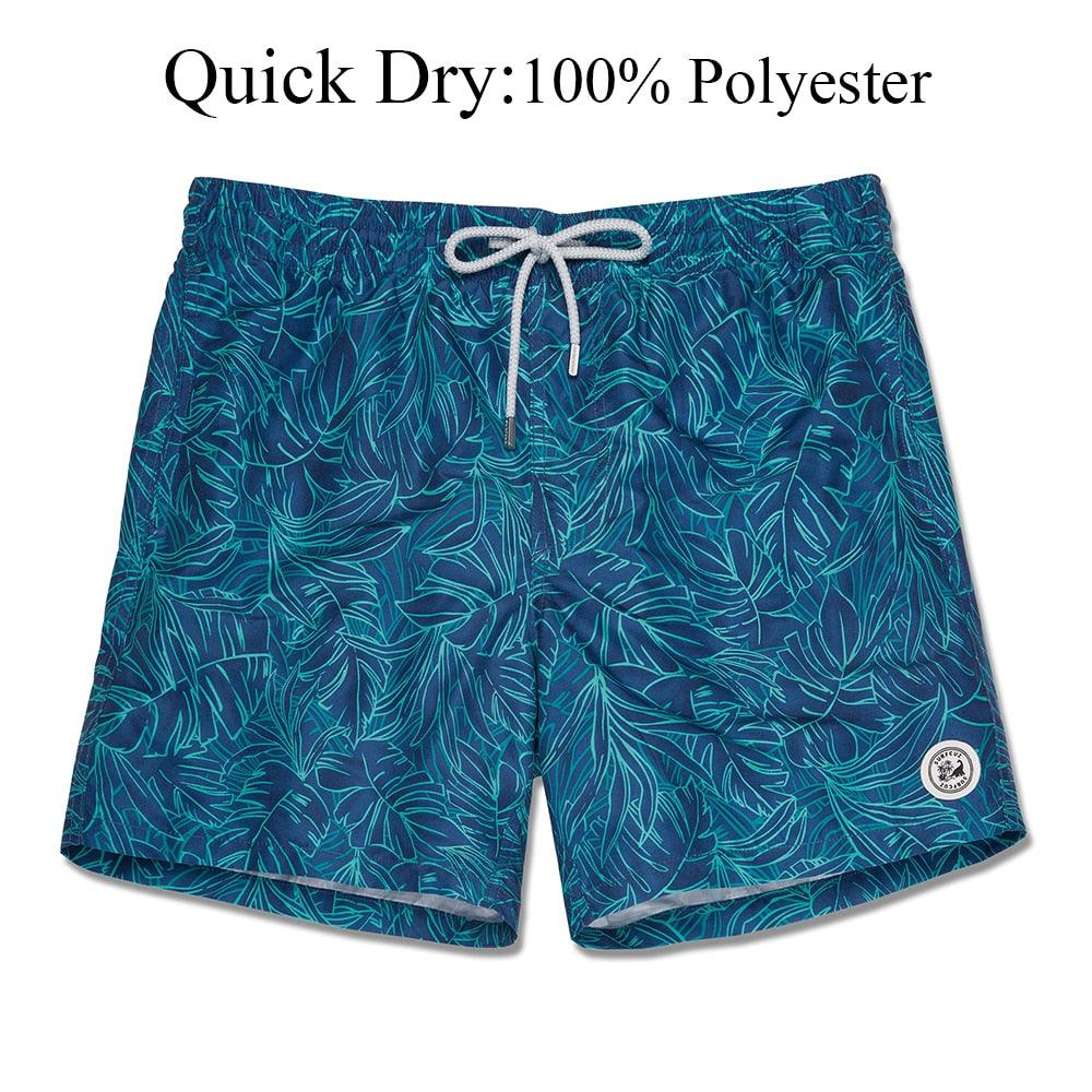Men's Drawstring Beach Board Shorts – Quick-Dry Swimwear