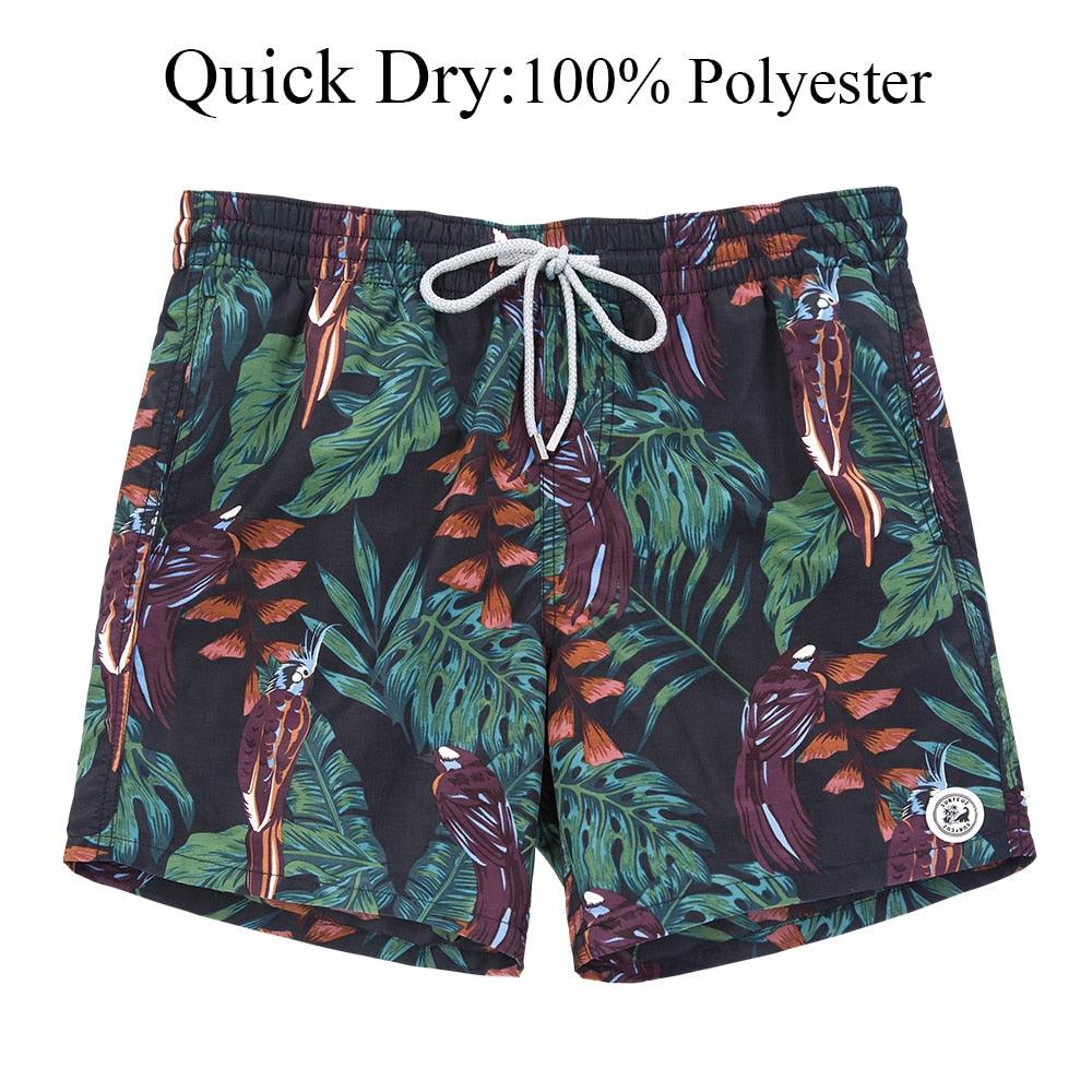 Men's Drawstring Beach Board Shorts – Quick-Dry Swimwear