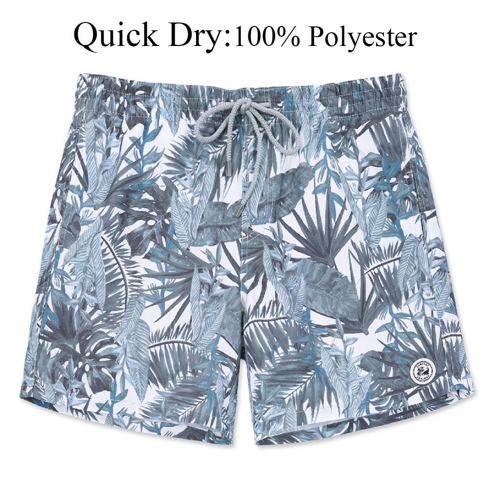 Men's Drawstring Beach Board Shorts – Quick-Dry Swimwear