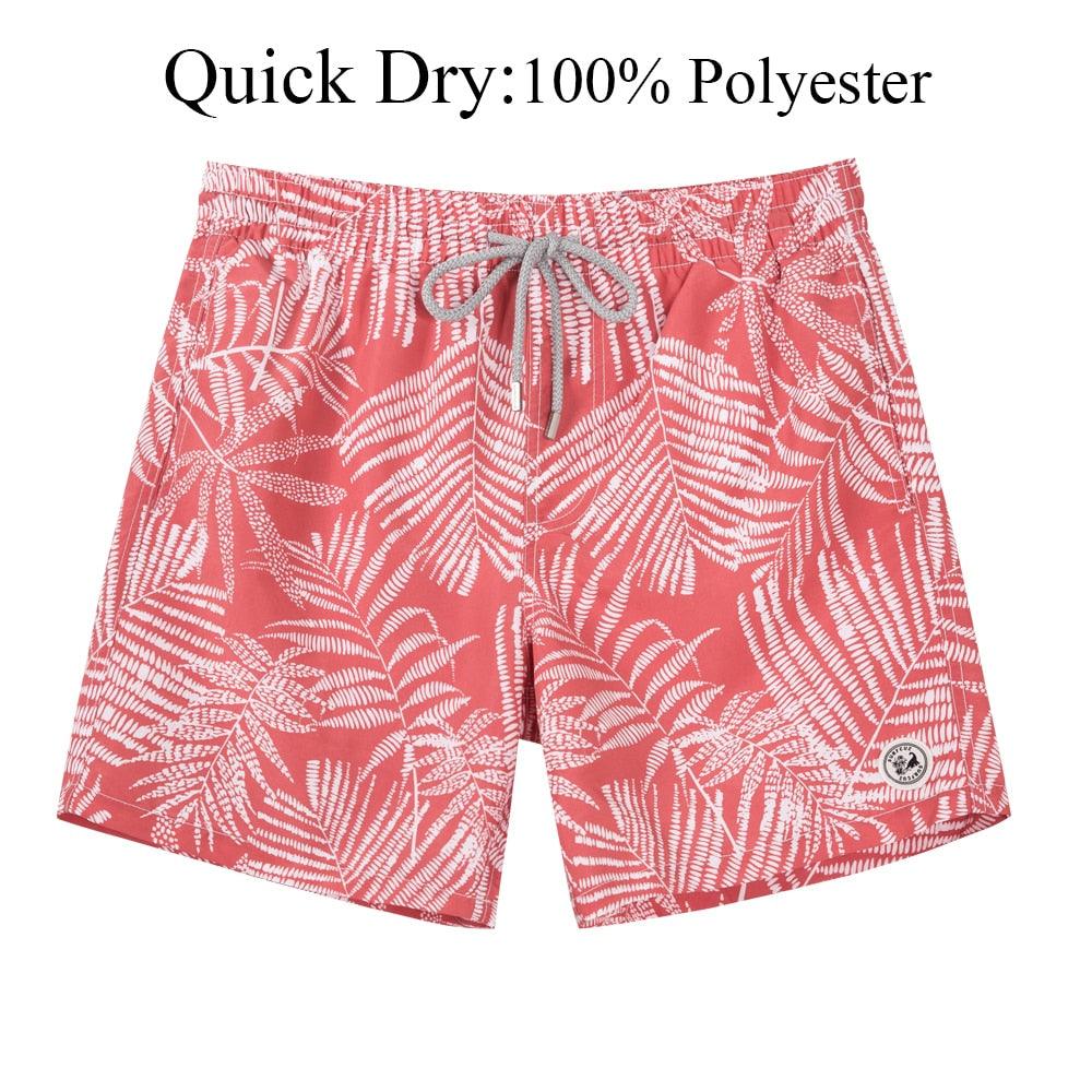 Men's Drawstring Beach Board Shorts – Quick-Dry Swimwear