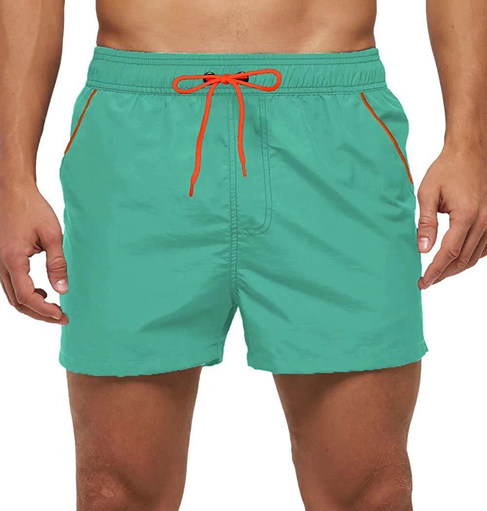 Men's Quick-Dry Mesh Board Shorts – Summer Swim Trunks
