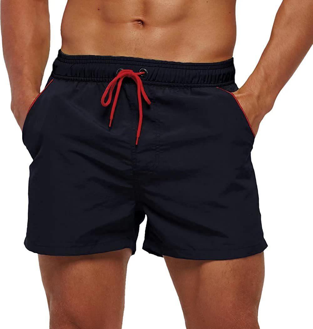 Men's Quick-Dry Mesh Board Shorts – Summer Swim Trunks