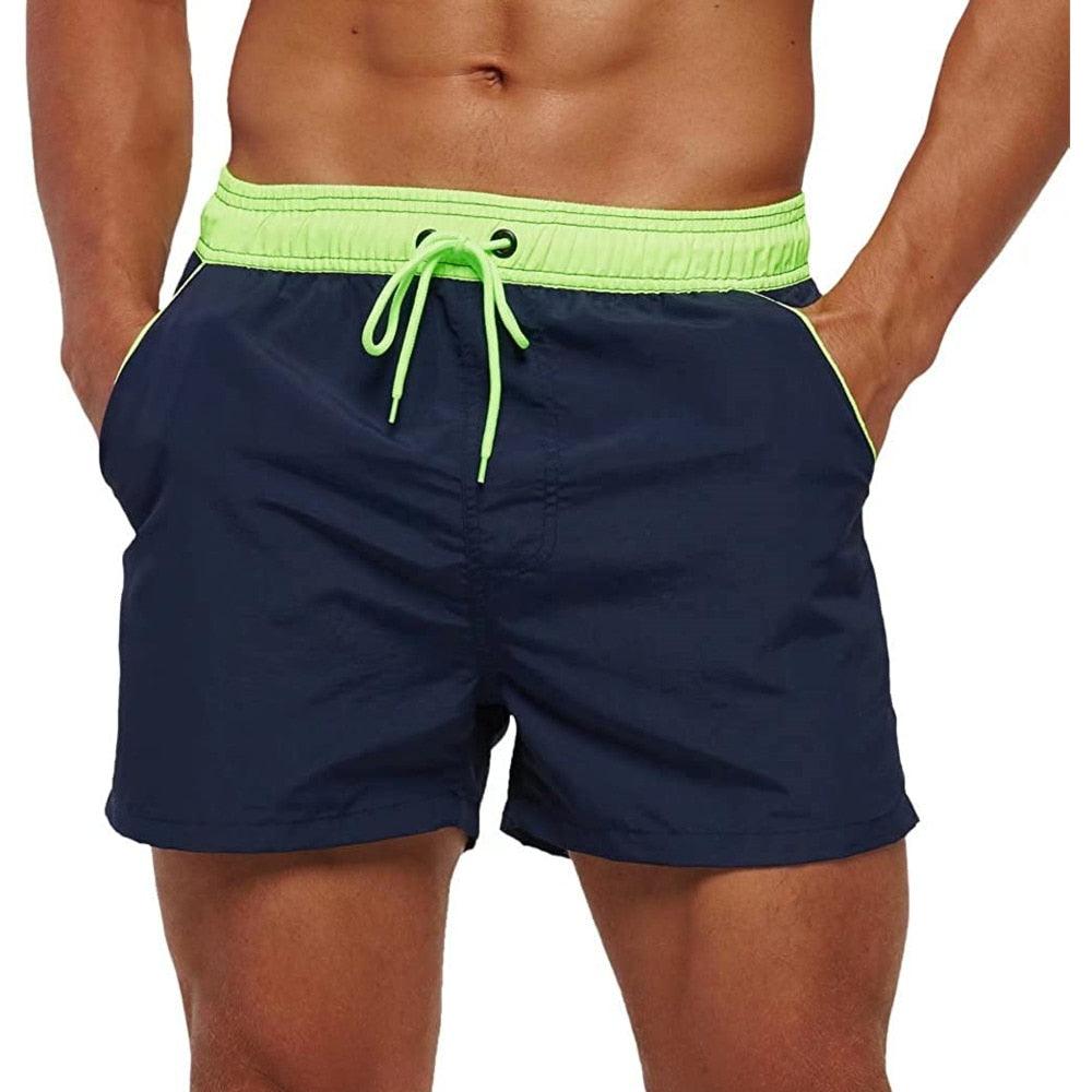 Men's Quick-Dry Mesh Board Shorts – Summer Swim Trunks