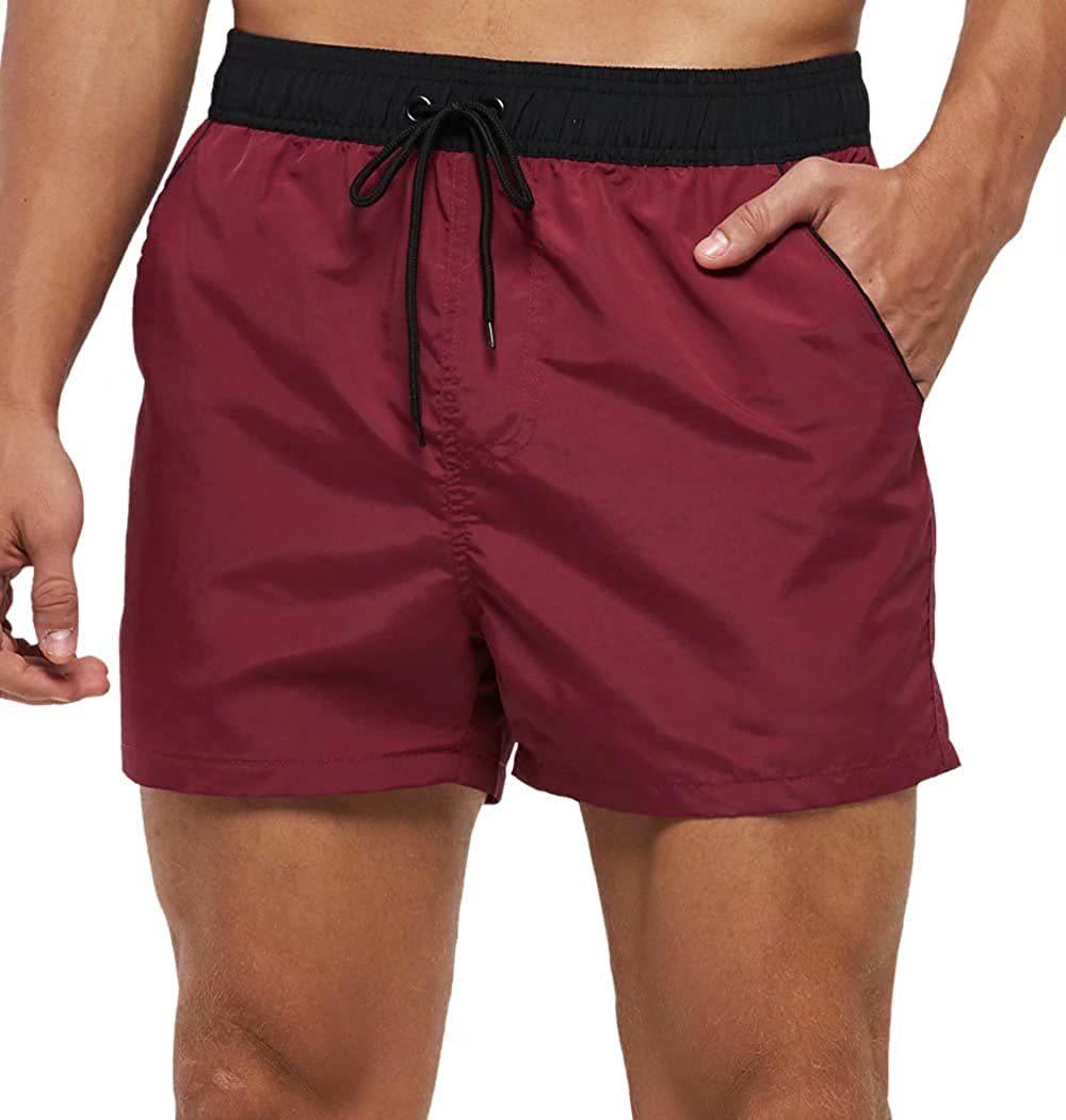 Men's Quick-Dry Mesh Board Shorts – Summer Swim Trunks
