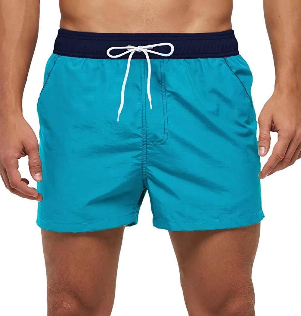 Men's Quick-Dry Mesh Board Shorts – Summer Swim Trunks