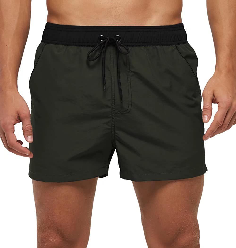 Men's Quick-Dry Mesh Board Shorts – Summer Swim Trunks