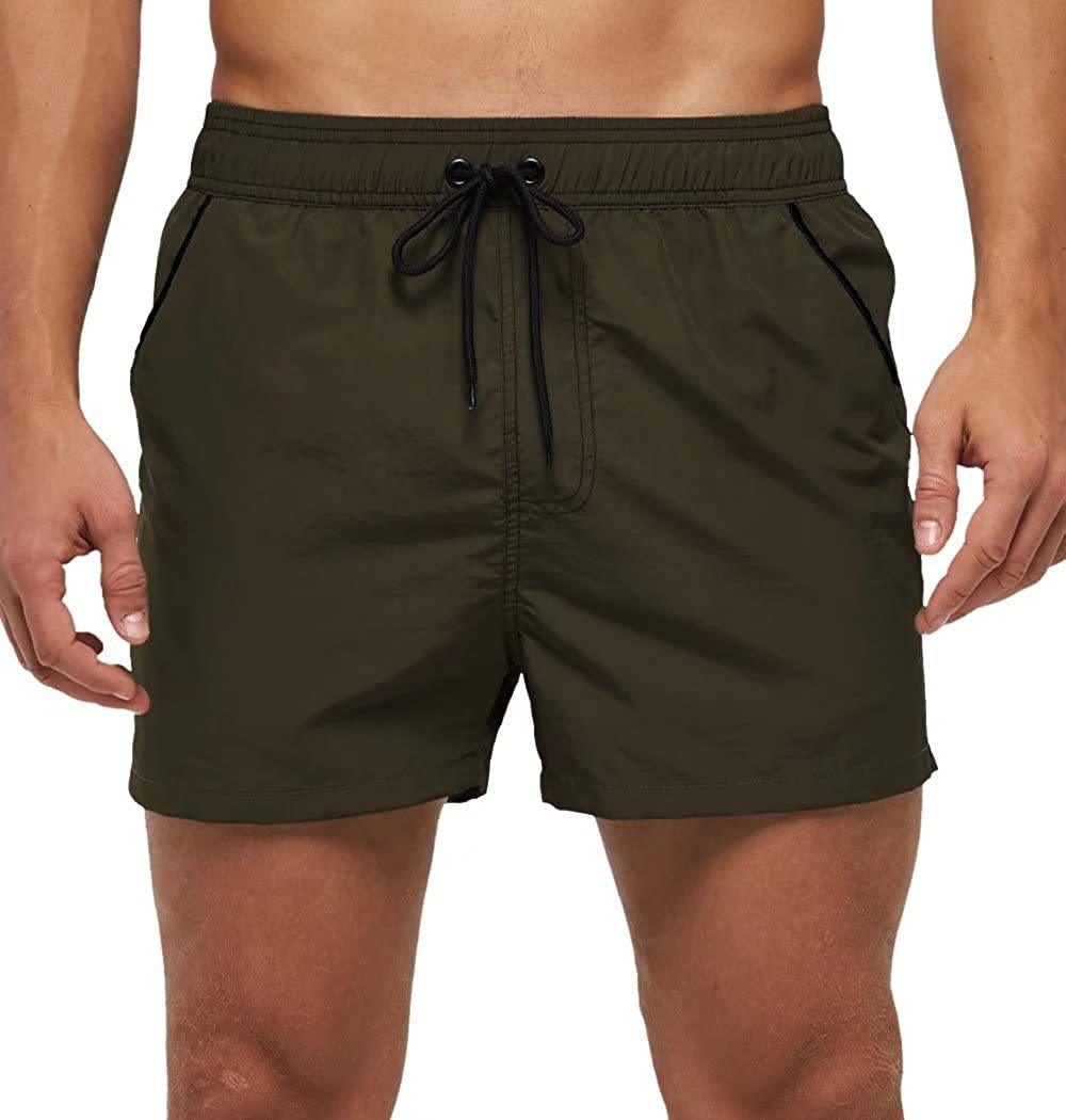 Men's Quick-Dry Mesh Board Shorts – Summer Swim Trunks