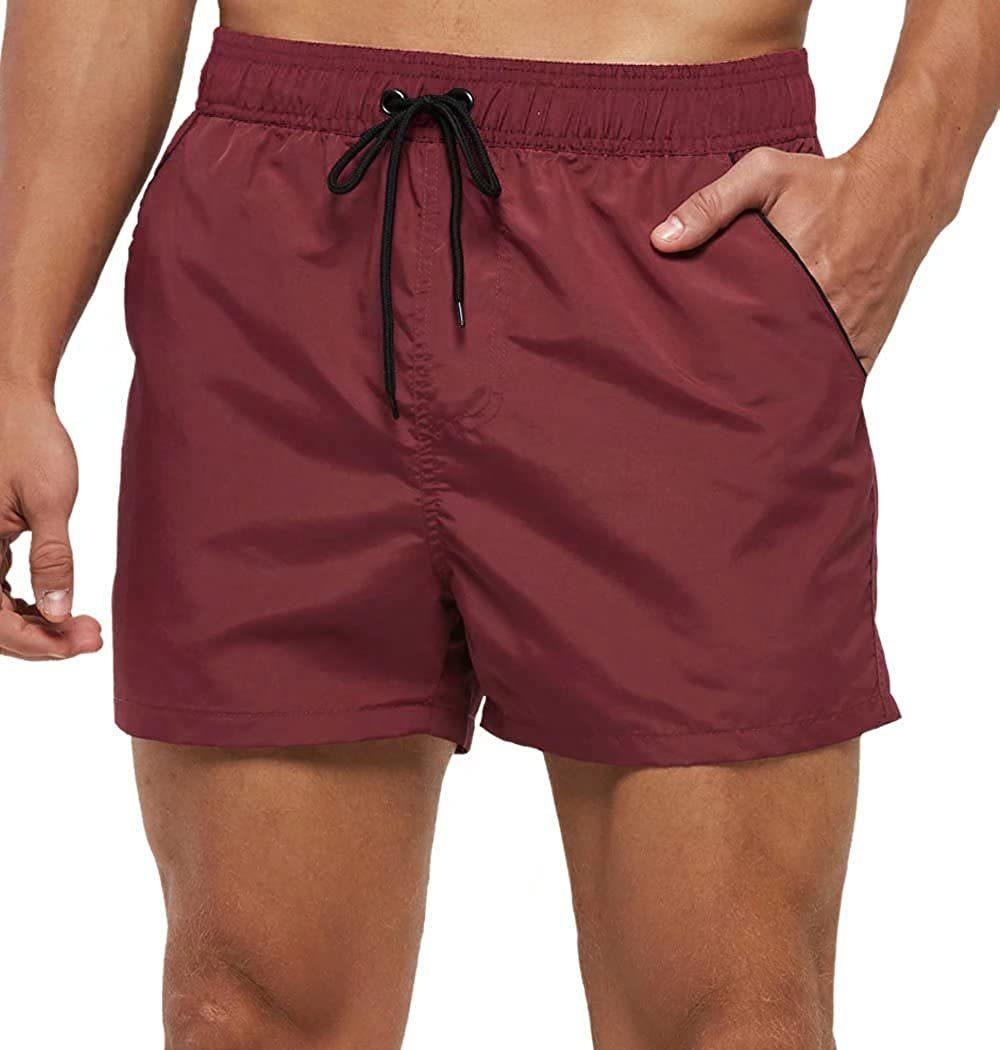 Men's Quick-Dry Mesh Board Shorts – Summer Swim Trunks