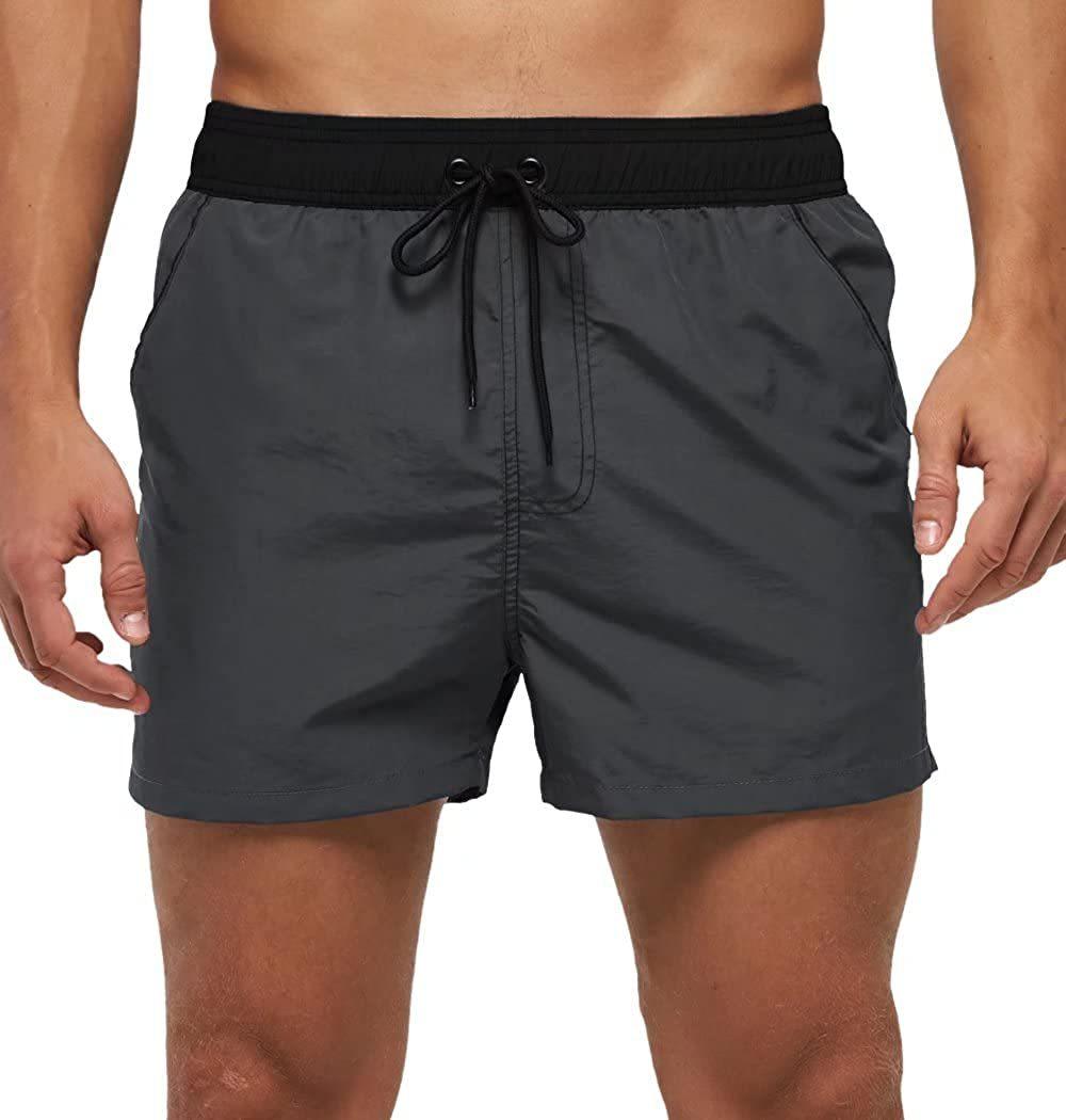 Men's Quick-Dry Mesh Board Shorts – Summer Swim Trunks