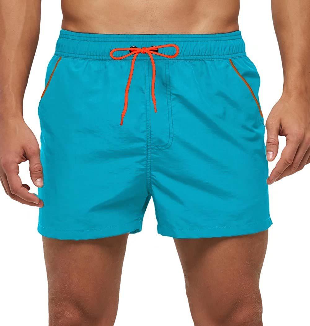 Men's Quick-Dry Mesh Board Shorts – Summer Swim Trunks