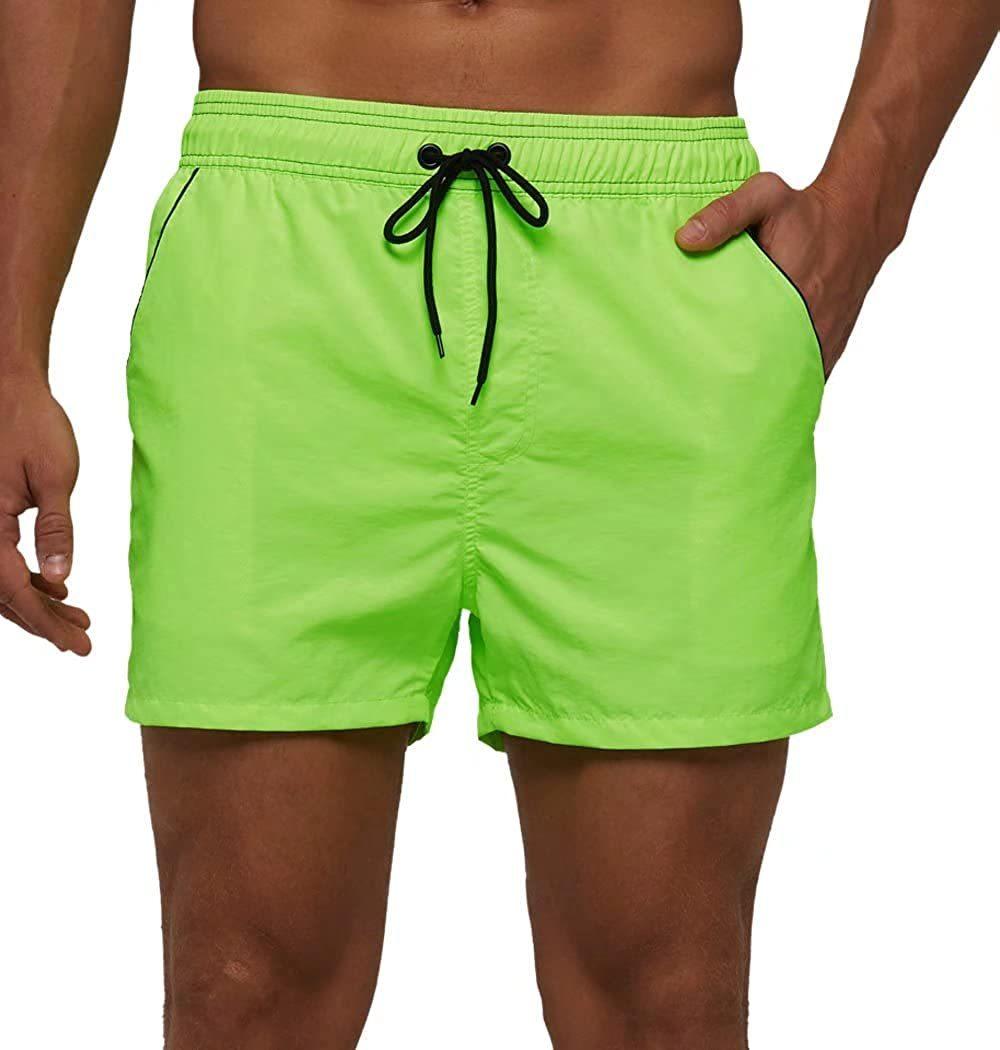 Men's Quick-Dry Mesh Board Shorts – Summer Swim Trunks