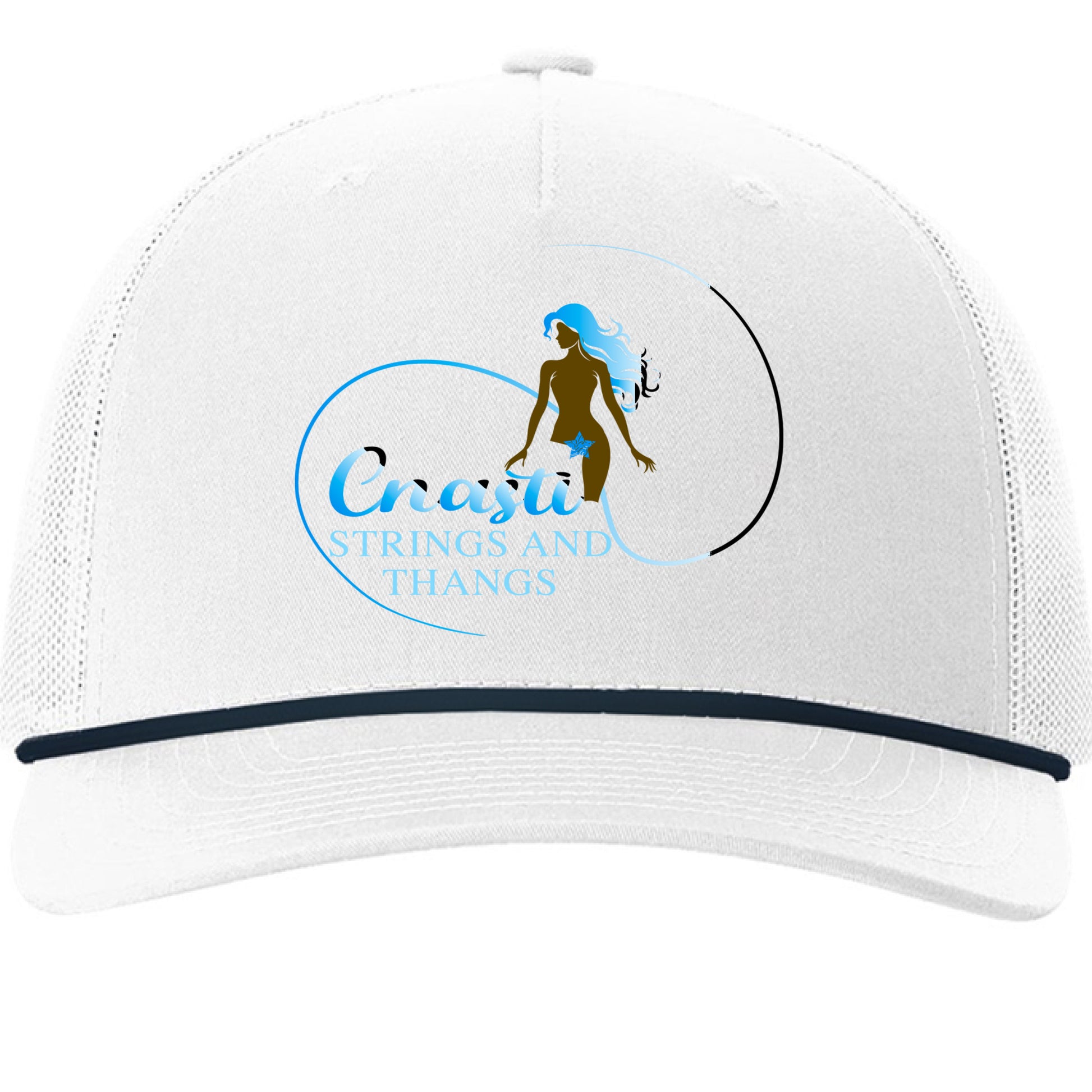 White/ Navy - FRONT