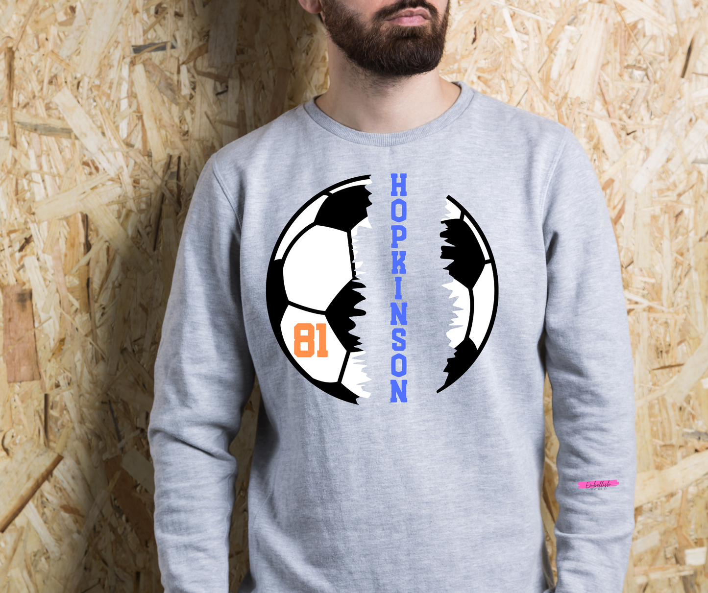 Split Soccer Ball - Custom Player Shirt