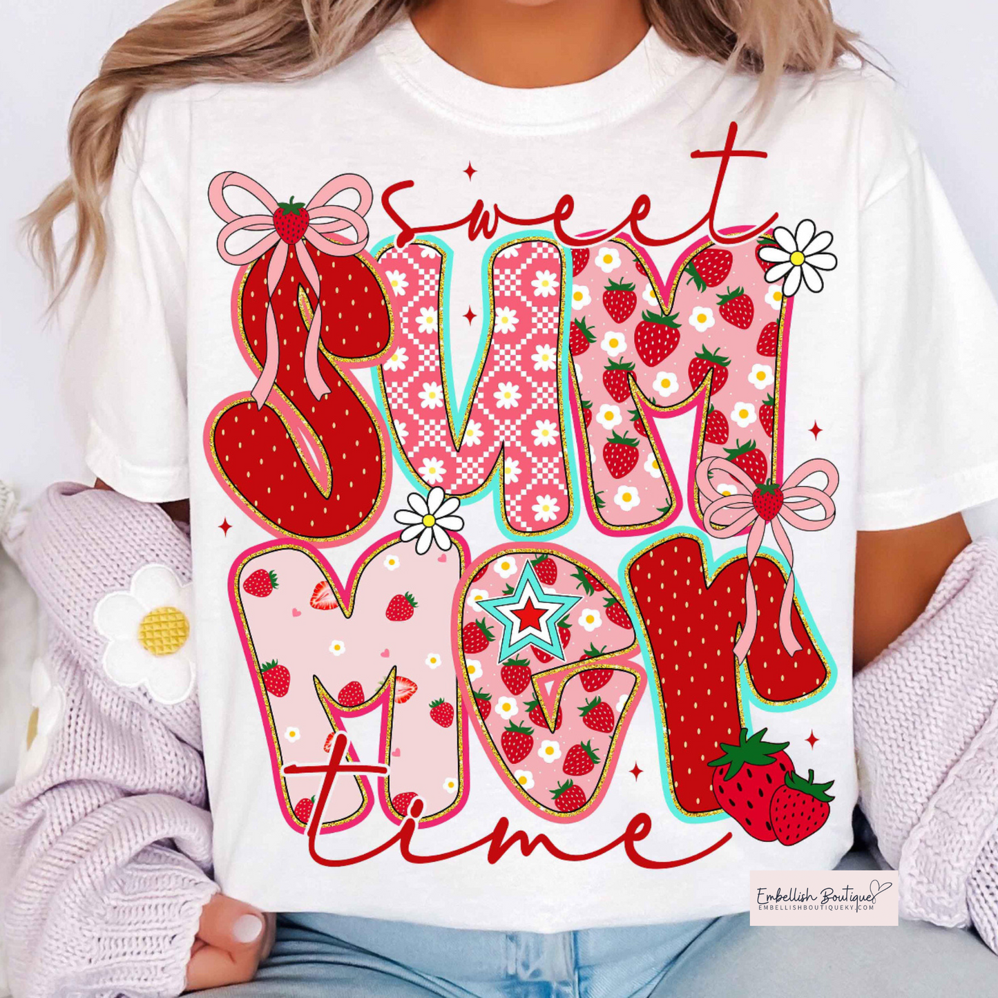Sweet Summer Time - Strawberry Tee